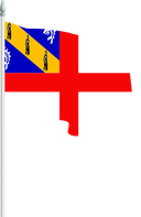 The Flag of Herm Pole Flag II