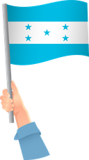 The Flag of Honduras Handheld