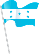The Flag of Honduras Pole Flag I