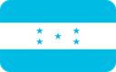 The Flag of Honduras Rounded Rectangle