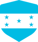 The Flag of Honduras Shielded I