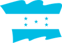 The Flag of Honduras Wavy II
