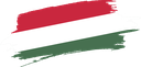 The Flag of Hungary Brushed