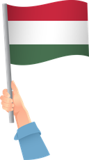 The Flag of Hungary Handheld