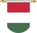 The Flag of Hungary Hanging Banner II