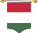 The Flag of Hungary Hanging Banner I