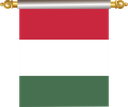 The Flag of Hungary Hanging Banner IV