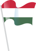 The Flag of Hungary Pole Flag I