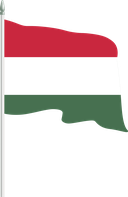 The Flag of Hungary Pole Flag II