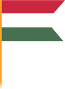 The Flag of Hungary V Cut