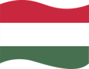 The Flag of Hungary Wavy I