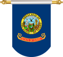 The Flag of Idaho Hanging Banner II