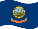 The Flag of Idaho Wavy I