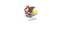 The Flag of Illinois Brushed