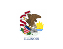 The Flag of Illinois Wavy I