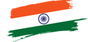 The Flag of India Brushed