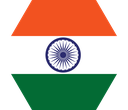The Flag of India Hexagon I
