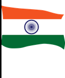 The Flag of India Pole Flag III