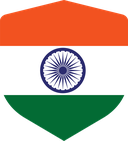 The Flag of India Shielded I
