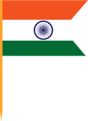 The Flag of India V Cut