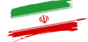 The Flag of Iran Brushed