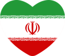 The Flag of Iran Heart