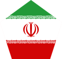 The Flag of Iran Pentagon