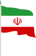 The Flag of Iran Pole Flag II