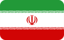 The Flag of Iran Rounded Rectangle