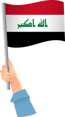 The Flag of Iraq Handheld