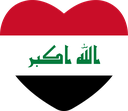 The Flag of Iraq Heart