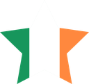 The Flag of Ireland Star