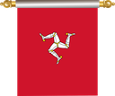 The Flag of Isle of Man Hanging Banner IV