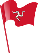 The Flag of Isle of Man Pole Flag I
