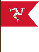 The Flag of Isle of Man V Cut
