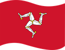 The Flag of Isle of Man Wavy I