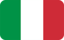 The Flag of Italy Rounded Rectangle
