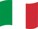 The Flag of Italy Wavy I