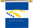 The Flag of Johnston Atoll Hanging Banner IV