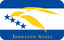 The Flag of Johnston Atoll Rounded Rectangle