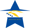 The Flag of Johnston Atoll Star