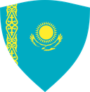 The Flag of Kazakhstan Shielded II