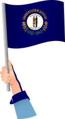 The Flag of Kentucky Handheld