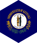 The Flag of Kentucky Hexagon II