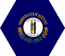 The Flag of Kentucky Hexagon I