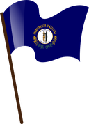The Flag of Kentucky Pole Flag I