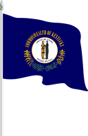 The Flag of Kentucky Pole Flag II
