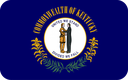 The Flag of Kentucky Rounded Rectangle