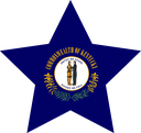 The Flag of Kentucky Star