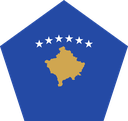 The Flag of Kosovo Pentagon